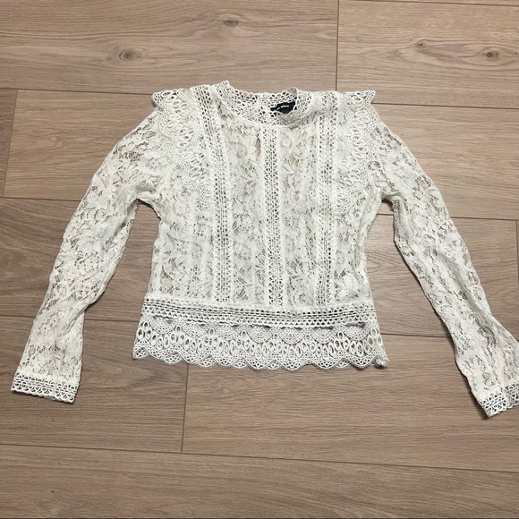 Tally Weill Lace Top - Picture 1 of 4